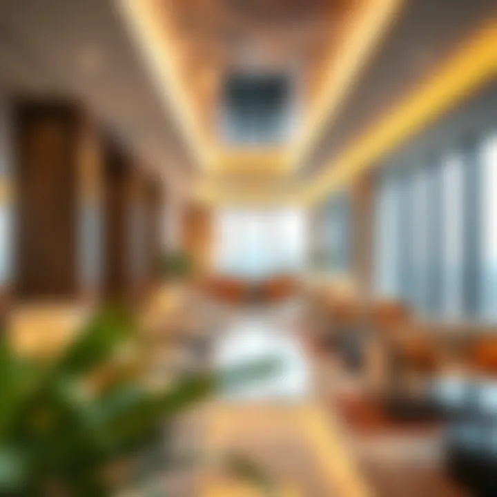 Interior amenities of Al Attar Tower that enhance resident comfort and business operations.