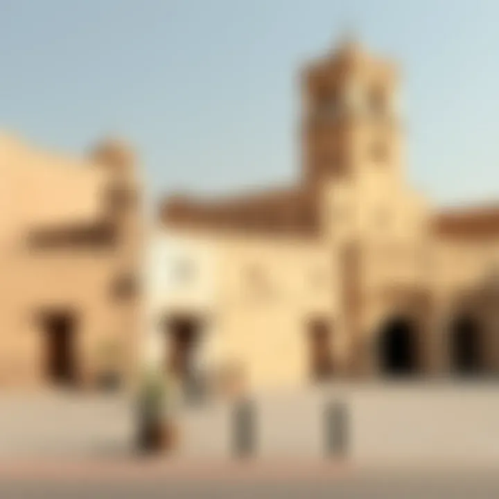 Historical buildings representing Al Qusais' cultural heritage