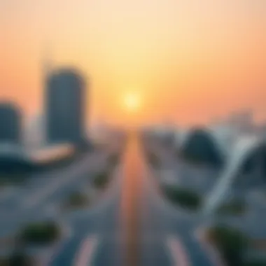 Modern Infrastructure Amidst Scenic Landscapes Modern infrastructure and scenic landscapes in Al Zorah Development