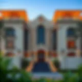 Luxurious Property in Dubai Facade of a luxurious property in Dubai