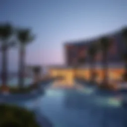 Stunning view of Aldar Nikki Beach showcasing its beachfront ambiance