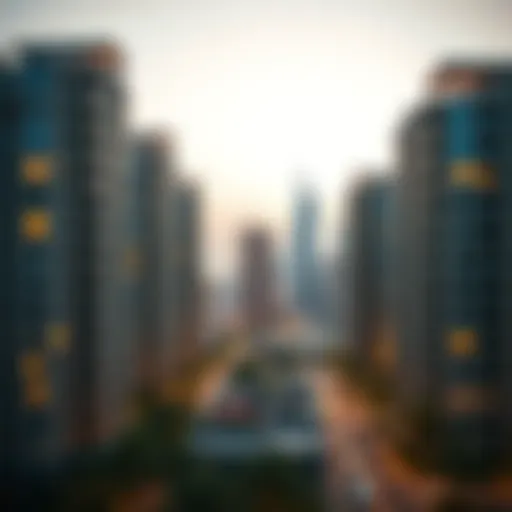 Skyline view of Sharjah apartments