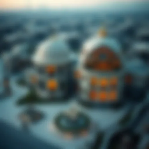 Panoramic view of بان هوم دبي showcasing its architectural design