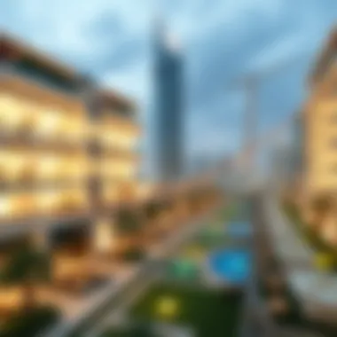 Graph illustrating property value trends in Dubai throughout 2022