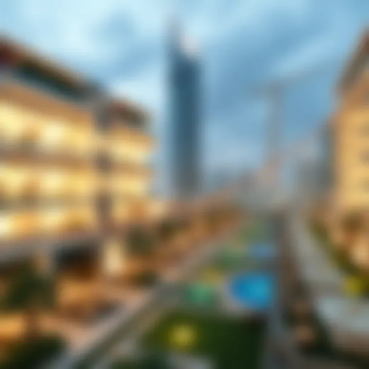 Graph illustrating property value trends in Dubai throughout 2022