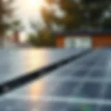 Solar panel installation showcasing modern technology