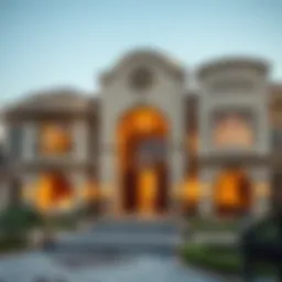 Luxurious Arabian estate showcasing architectural elegance