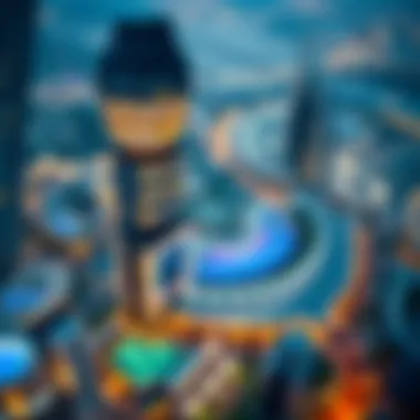 Aerial View of مركز المشرف Aerial view of مركز المشرف showcasing the modern architecture