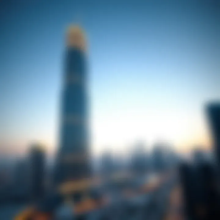 Business Bay Skyline Highlighting Chic Tower Business Bay skyline featuring Chic Tower