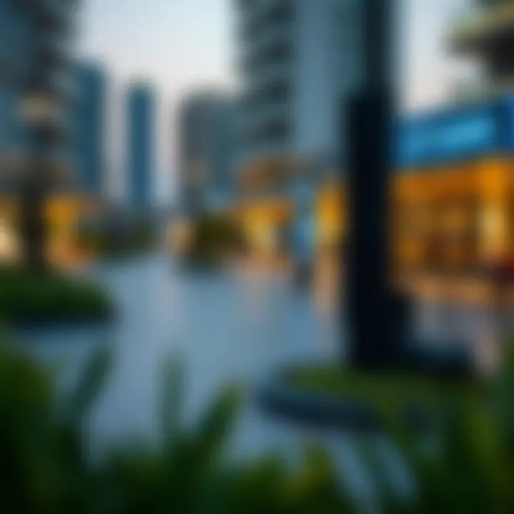 Overview of nearby facilities in JLT