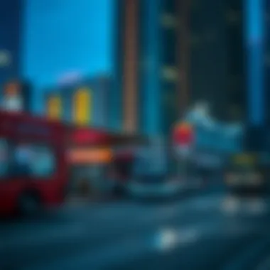 Public transportation options near Almas Tower