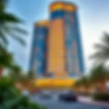 Stunning exterior view of D1 Tower showcasing its unique architectural brilliance