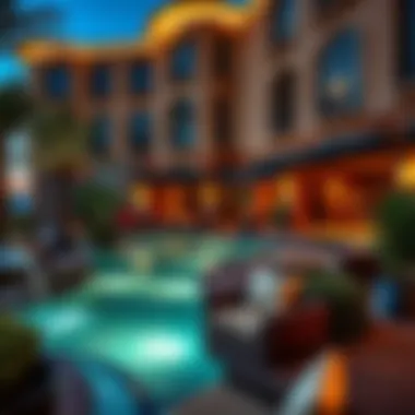 Luxurious hotel accommodations near Dubai Parks and Resorts