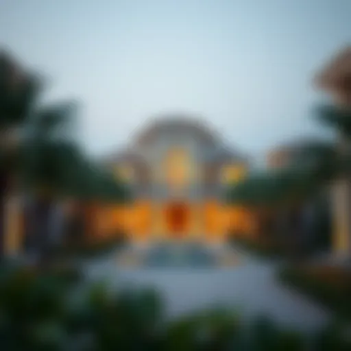 A luxurious villa in Dubai's upscale neighborhood
