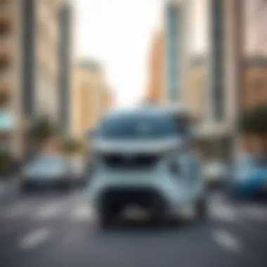 Modern Transportation in Dubai with Ekar Ekar vehicle in an urban setting showcasing modern transportation