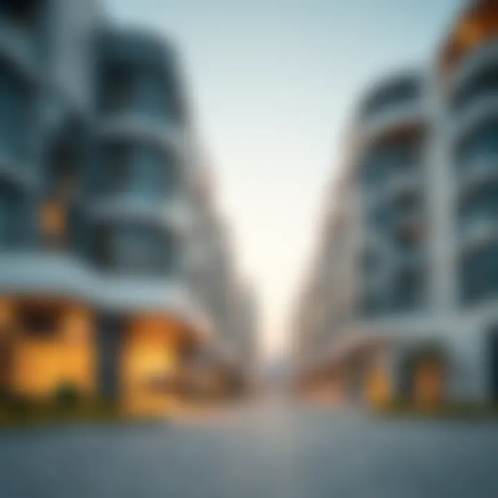 Modern architectural design of a new off-plan project