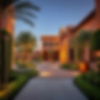 Showcase of Al Barari's innovative landscaping and architectural features