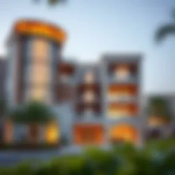 Stunning architectural design of a luxury residential project