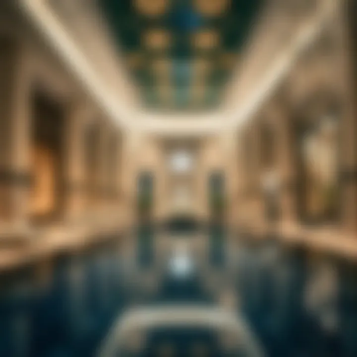 Luxurious amenities within the Al Faris Building