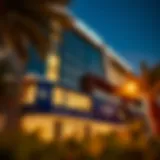 Facade of Al Hilal Building showcasing modern architecture