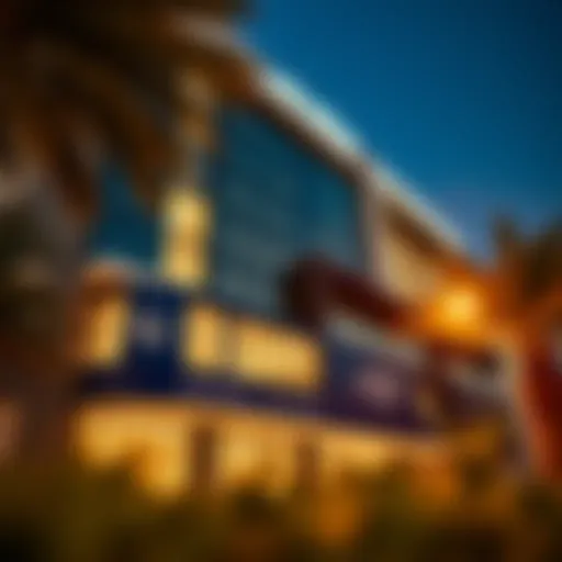 Facade of Al Hilal Building showcasing modern architecture