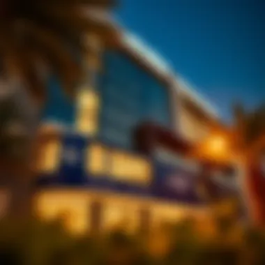 Modern Architectural Facade of Al Hilal Building Facade of Al Hilal Building showcasing modern architecture