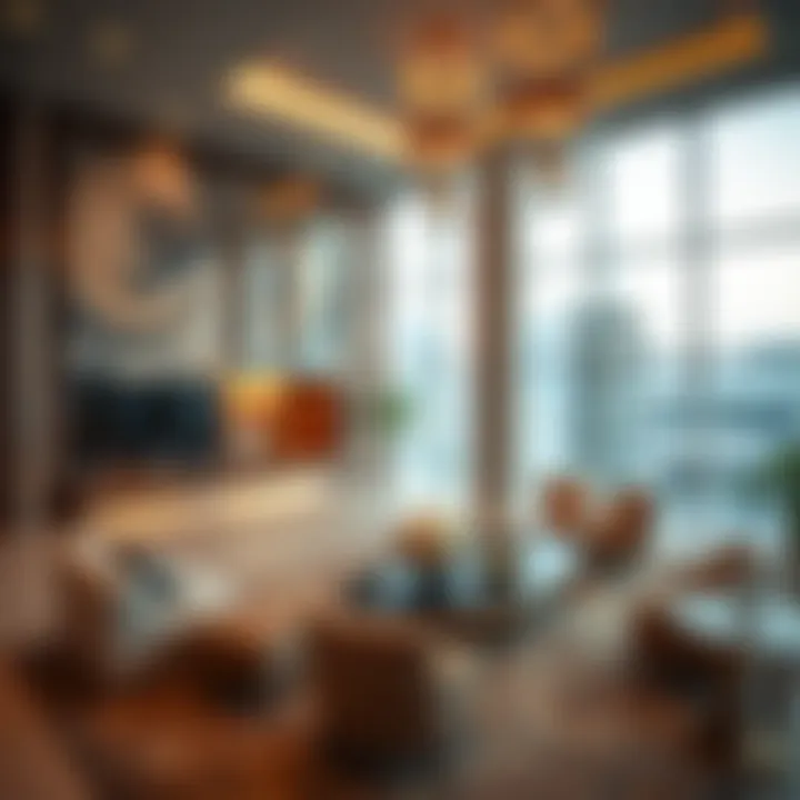 Interior design showcase of Al Jaziri Building