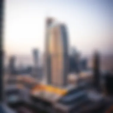 Panoramic skyline view featuring Al Jaziri Building