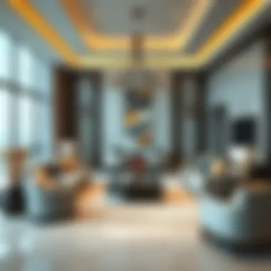 Luxurious Interior Living Space Luxurious interior living space featuring modern furnishings and design elements