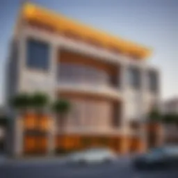 Stunning facade of Alana showcasing modern architecture