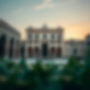 A historic Arabian building showcasing cultural heritage