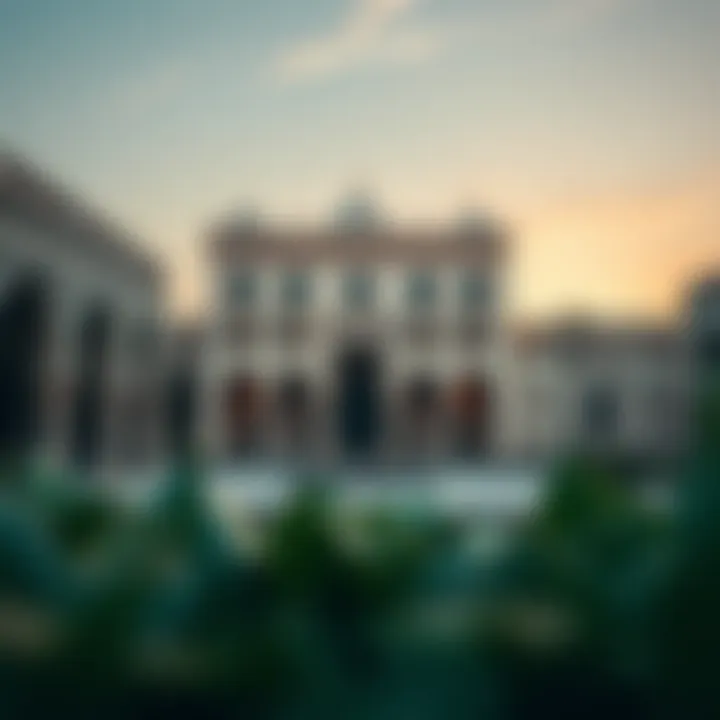 A historic Arabian building showcasing cultural heritage