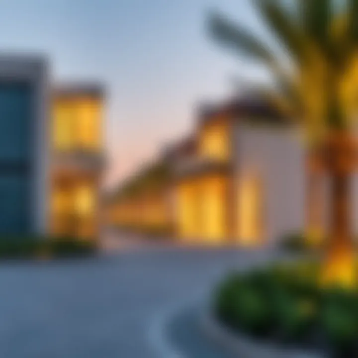 Modern architectural designs highlighting residential units in Arabian Ranches III