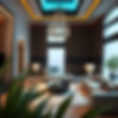 Modern Interior Trends in Arabian Villas Luxurious interior design of an Arabian villa with modern furnishings