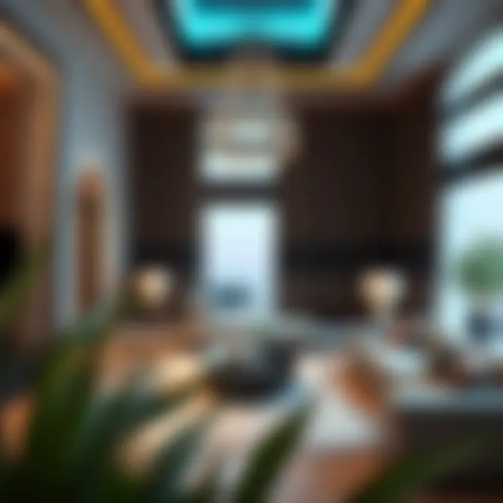 Modern Interior Trends in Arabian Villas Luxurious interior design of an Arabian villa with modern furnishings