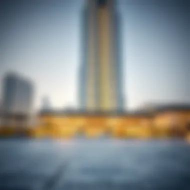 Architectural blueprint highlighting design principles of point towers