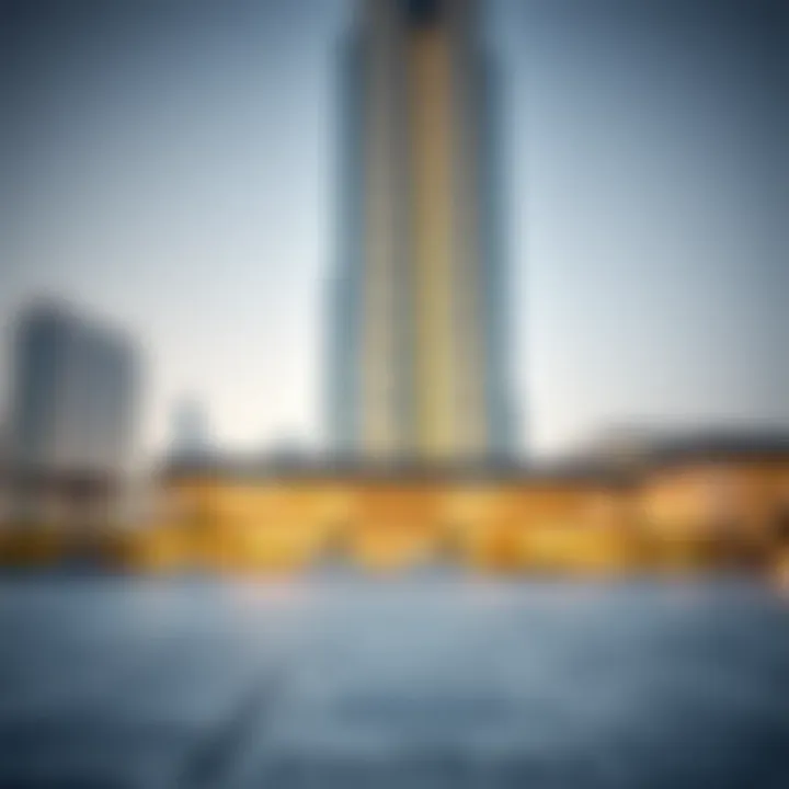 Architectural blueprint highlighting design principles of point towers