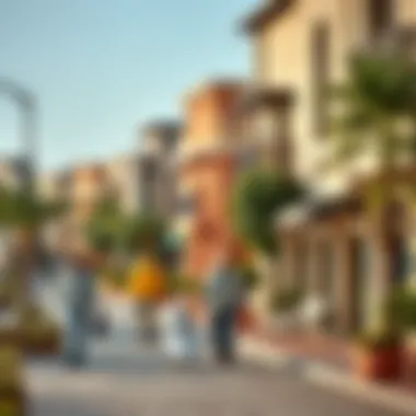 Vibrant community life in Bسباس الخالدية with local amenities