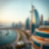 Stunning skyline of Bسباس الخالدية showcasing modern architecture