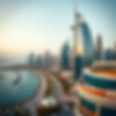 Stunning skyline of Bسباس الخالدية showcasing modern architecture