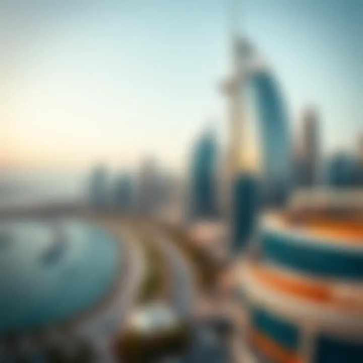 Stunning skyline of Bسباس الخالدية showcasing modern architecture