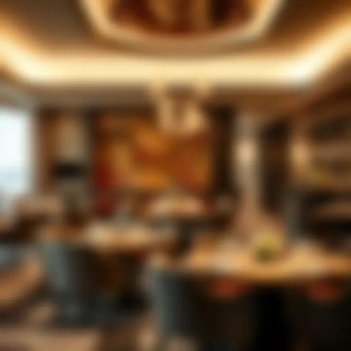 Exclusive dining area in برج العرب