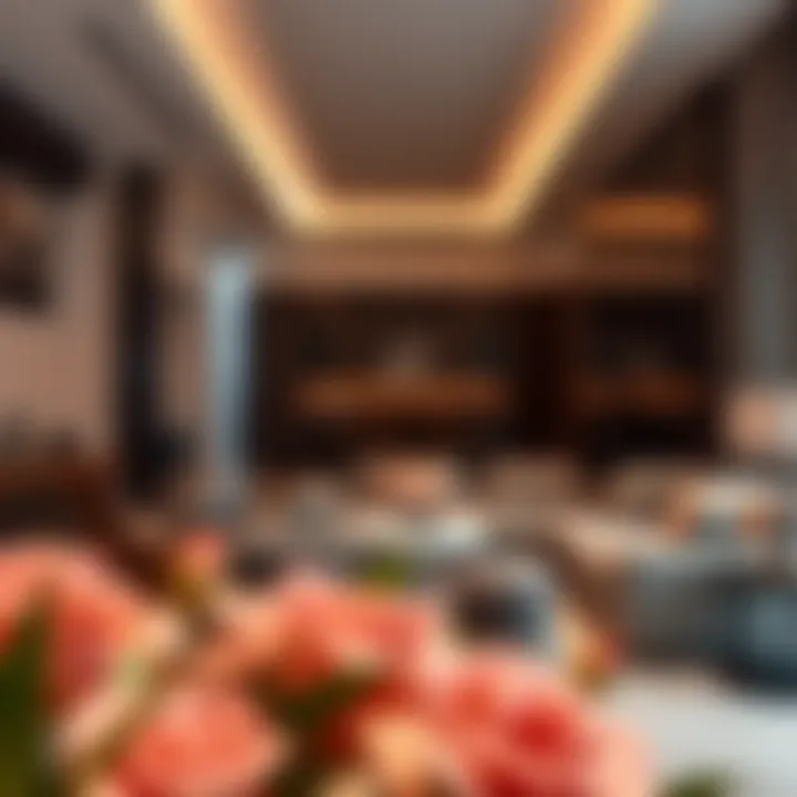 Luxurious interior of a living space at Citadines Metro Central Dubai