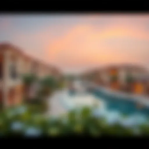 A panoramic view of a luxury community in Dubai