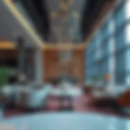 Stylish interior of a DIFC coworking space