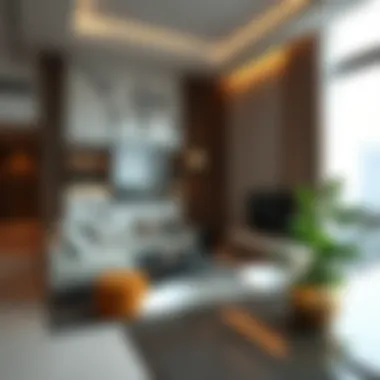 Functional Interior Layouts for Urban Lifestyles Interior layout showcasing functional space and design