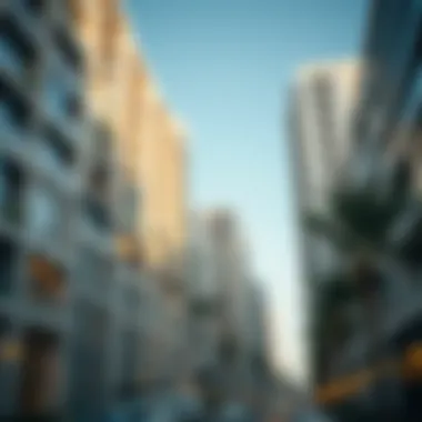 Innovative Architecture in Urban Living Modern architectural design of a downtown building