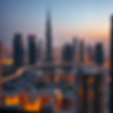 Stunning Skyline from Luxury Living Stunning skyline view from a luxury apartment