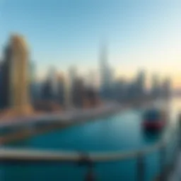 Breathtaking skyline of Dubai showcasing modern skyscrapers