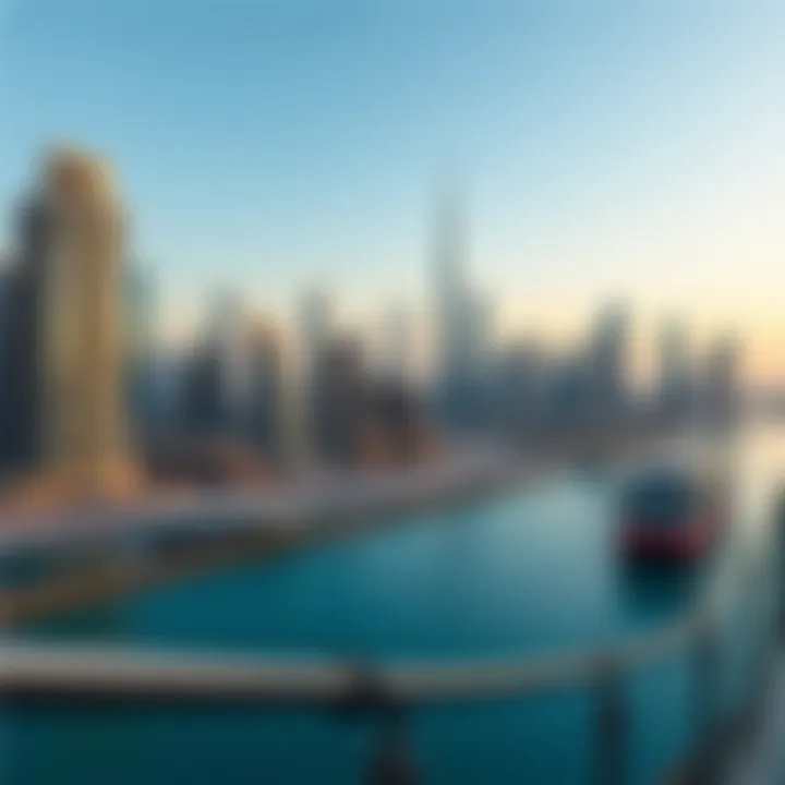 Breathtaking skyline of Dubai showcasing modern skyscrapers